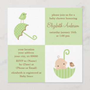Neutral Baby Shower Invitation