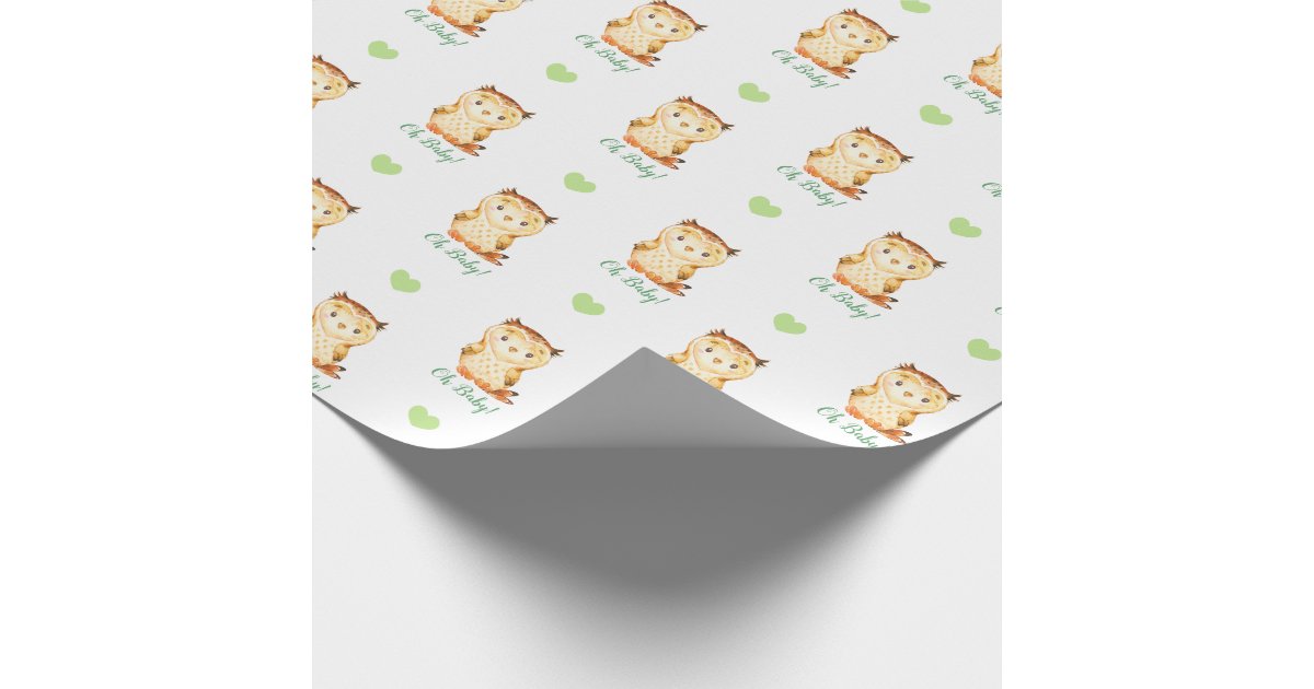 Daisy Garden Baby Shower Gender Neutral Wrapping Paper