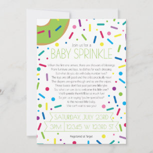 Neutral Baby Sprinkle Invitation
