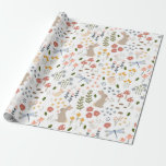 Neutral Baby Woodland Wrapping Paper