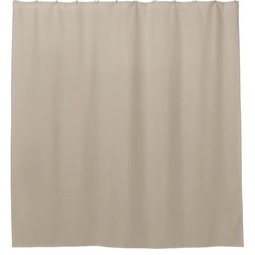 Neutral Beige _ Tan _ Brown Solid Color 035_75_06 Shower Curtain