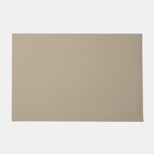 Neutral Beige Taupe Solid Color Pairs To SW 6150 Doormat