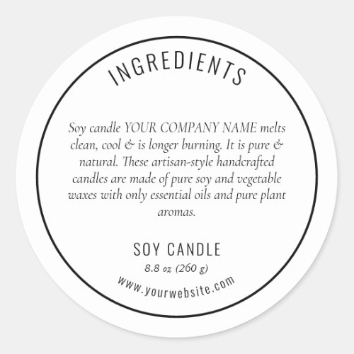 Neutral Black Ingredients Product Label