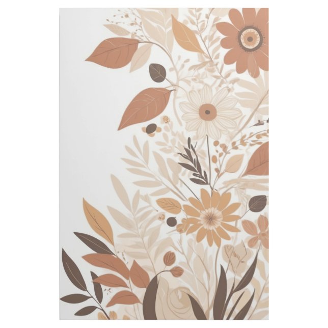Neutral Bliss: Cozy Boho Artwork Gallery Wrap (Front)
