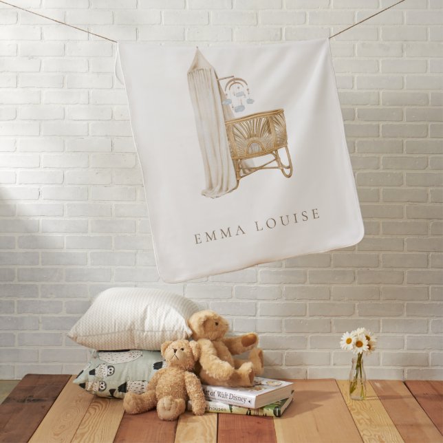 Neutral Boho  Baby Blanket (In Situ)