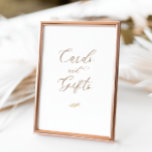 Neutral Boho Baby Brunch Cards and Gifts  Table Tent Sign<br><div class="desc">Neutral Boho Baby Brunch Cards and Gifts . Matching items avaiable.</div>