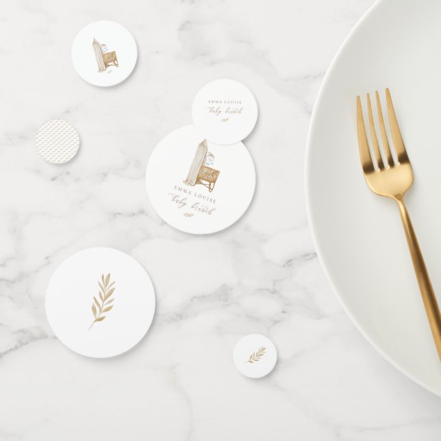 Neutral Boho Baby Brunch  Confetti (Group)