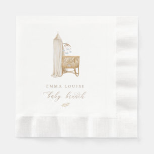 Neutral Boho Baby Brunch Napkins