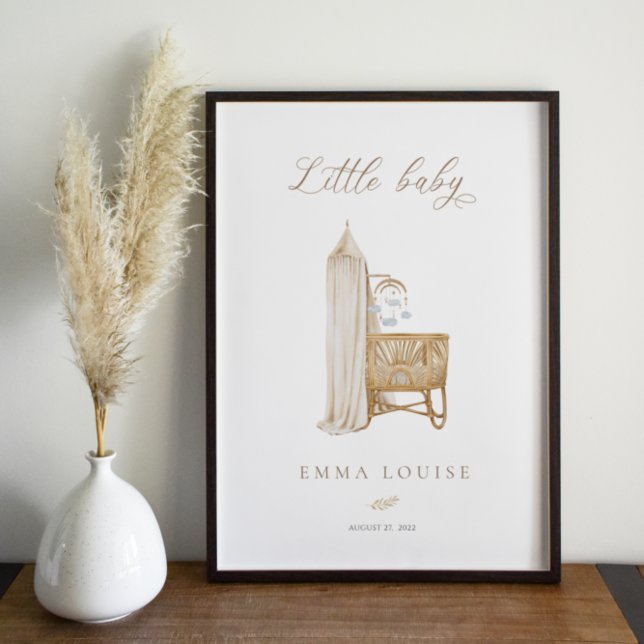 Neutral Boho Baby Brunch  Nursing Room Welcome  Foam Board (Creator Uploaded)