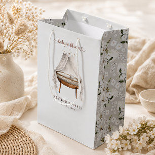 Neutral Boho Baby Shower Gift Bag
