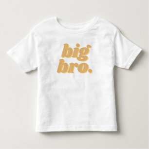 Neutral Boho “big bro” Matching Siblings Toddler T-shirt