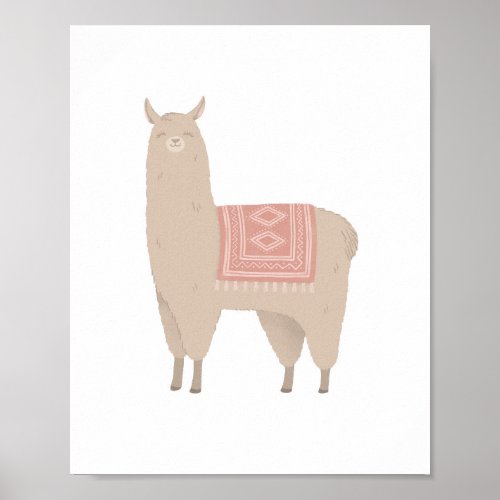 Neutral Boho Llama Girls Room Nursery Decor