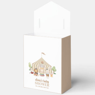 Neutral Boho Magical Safari Circus Baby Shower  Favor Boxes