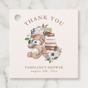 Neutral Boho Nursery Baby Shower Thank You Favor Tags