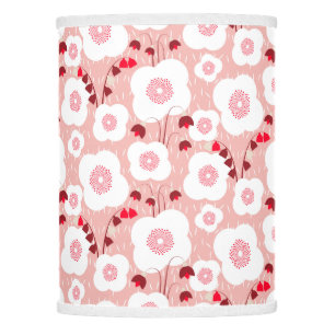 Neutral Botanicals - Poppies pink Lamp Shade