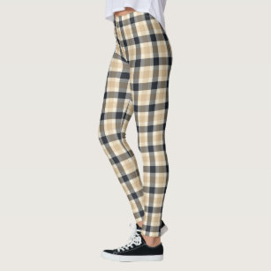 Plaid Pattern Tights