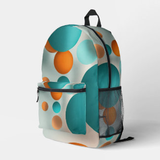 Neutral Bubble Printed Backpack