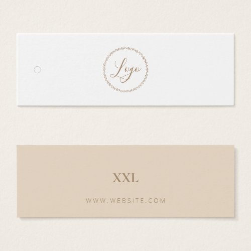 Neutral Business Clothing Logo Label Hang Tag