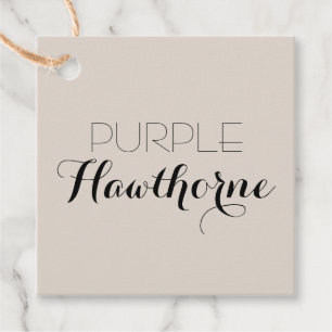 Neutral Business Name Hang Tag