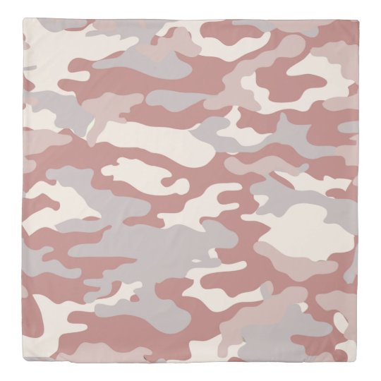 Neutral Camo Duvet Cover Zazzle Com