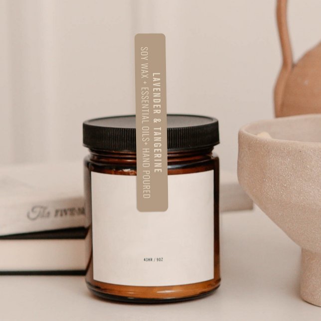 Neutral Candle Tamper-proof Seal  Labels (Creator Uploaded)