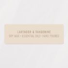 Neutral Candle Tamper-proof Seal Labels