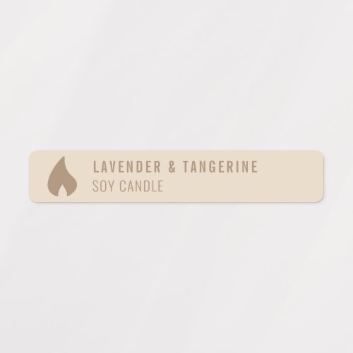 Neutral Candle Tamper_proof Seal With Logo Labels