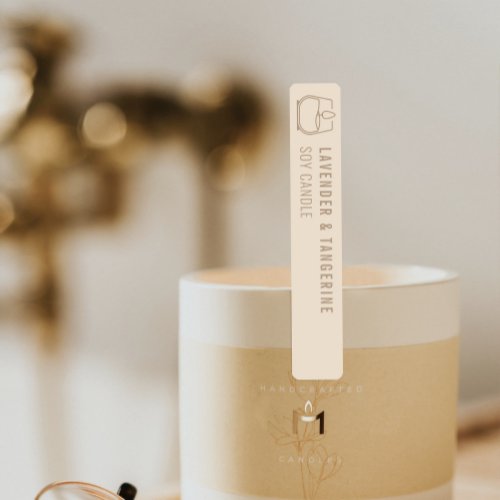 Neutral Candle Tamper_proof Seal With Logo Labels