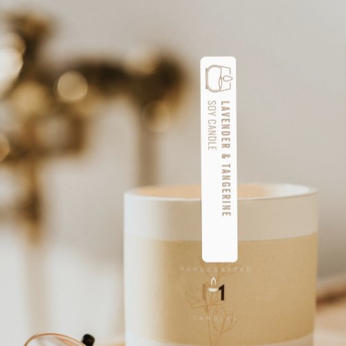 Neutral Candle Tamper_proof Seal With Logo Labels