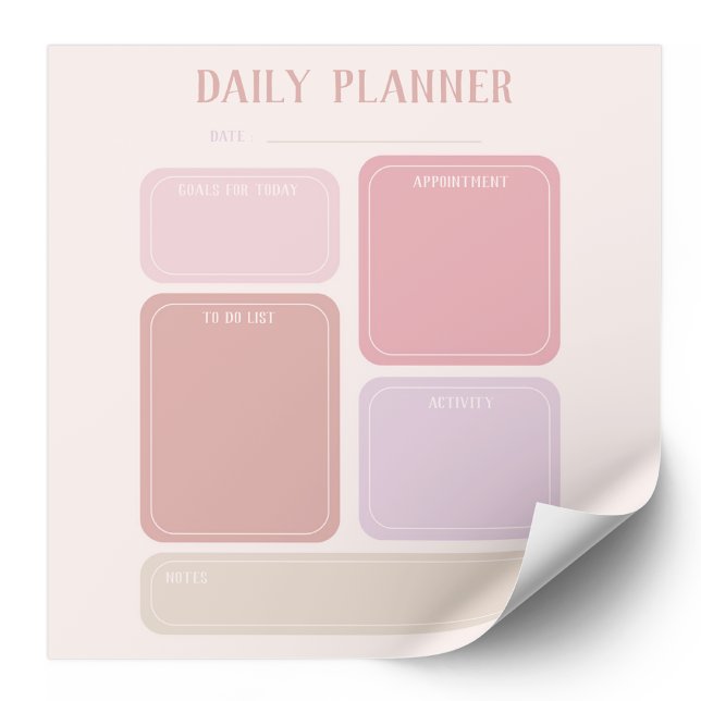 Neutral Color Daily Planner  Notepad (Creator Uploaded)