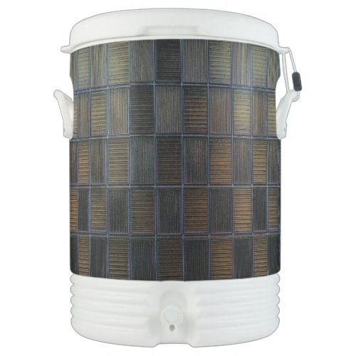 Neutral Colored Block Corduroy Look Beverage Cooler