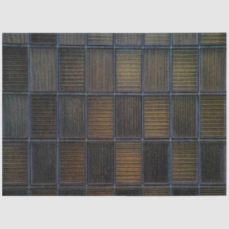 Neutral Colored Block Corduroy Look Tissue Paper