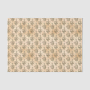 Neutral Colors Botanical Tissue Paper