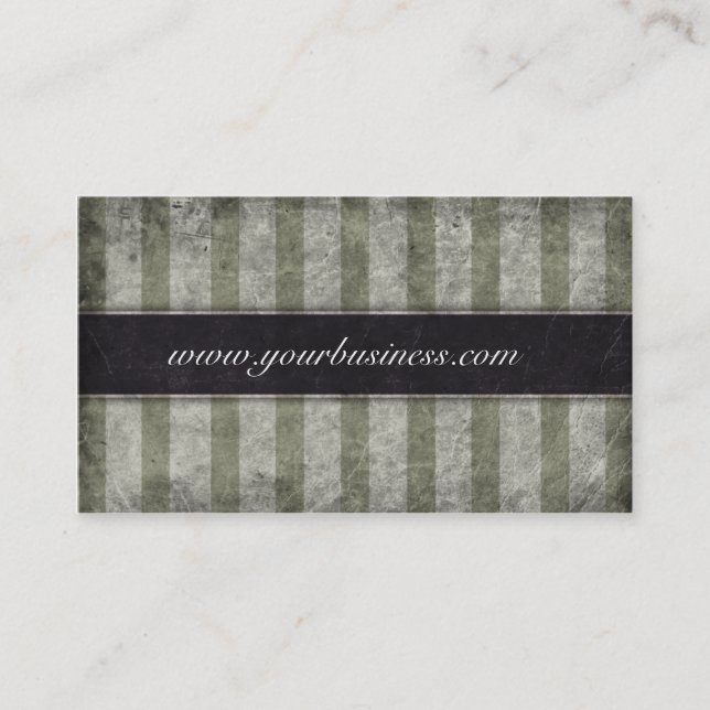 Neutral Colors Grunge Stripes Business Cards (Front)