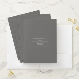 Neutral & Corporate Lawyer Pocket Folder