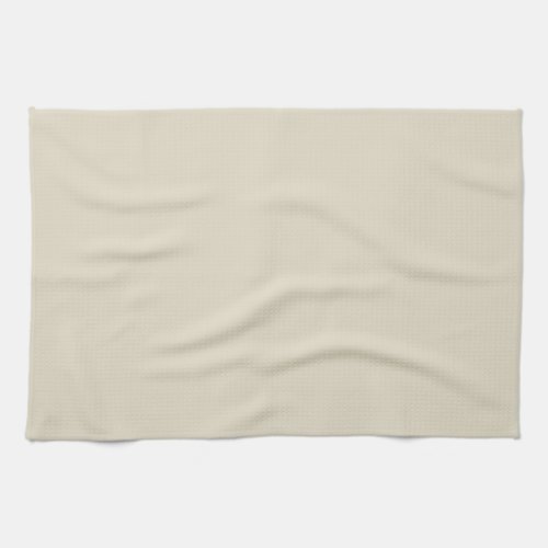 Neutral Cream Off White Solid Color 011W Kitchen Towel