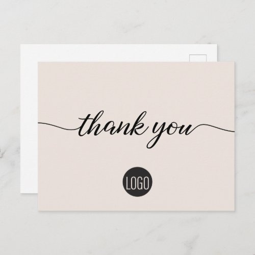 Neutral Customer Appreciation Business template Postcard