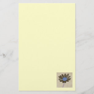 Neutral Daisy Notepaper Stationery