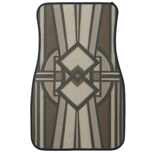 Neutral Deco Panel I Car Floor Mat (Front)
