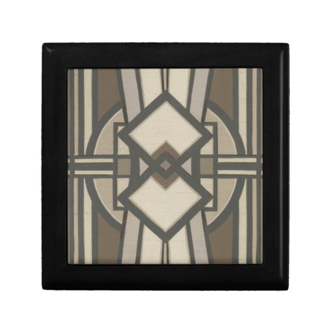 Neutral Deco Panel I Jewelry Box (Front)