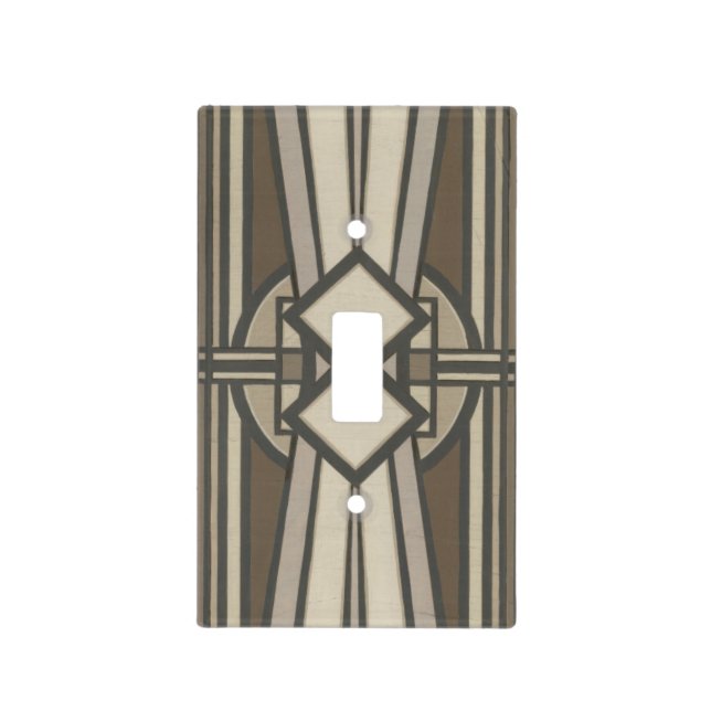 Neutral Deco Panel I Light Switch Cover (Front)