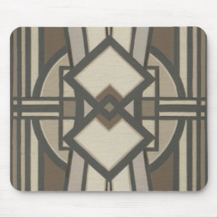 Neutral Deco Panel I Mouse Pad