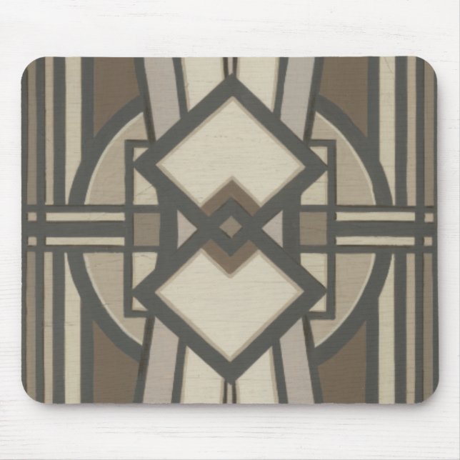 Neutral Deco Panel I Mouse Pad (Front)