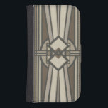 Neutral Deco Panel I Phone Wallet<br><div class="desc">Patterns</div>