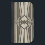 Neutral Deco Panel I Phone Wallet<br><div class="desc">Patterns</div>