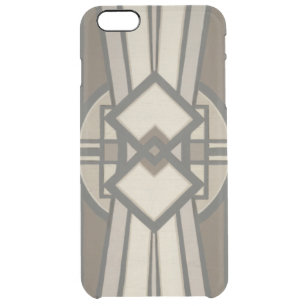 Neutral Deco Panel I Clear iPhone 6 Plus Case