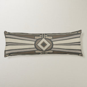 Neutral Deco Panel II Body Pillow