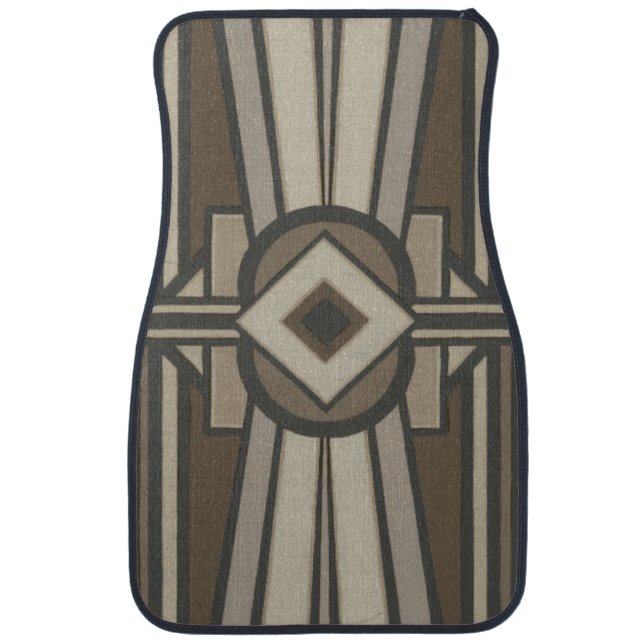 Neutral Deco Panel II Car Floor Mat (Front)