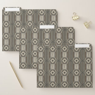 Neutral Deco Panel II File Folder