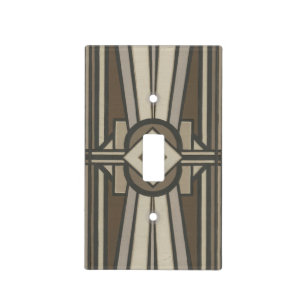 Neutral Deco Panel II Light Switch Cover